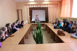 Встреча старшеклассников с Пиваваровой Г.Н., врач ЦРБ